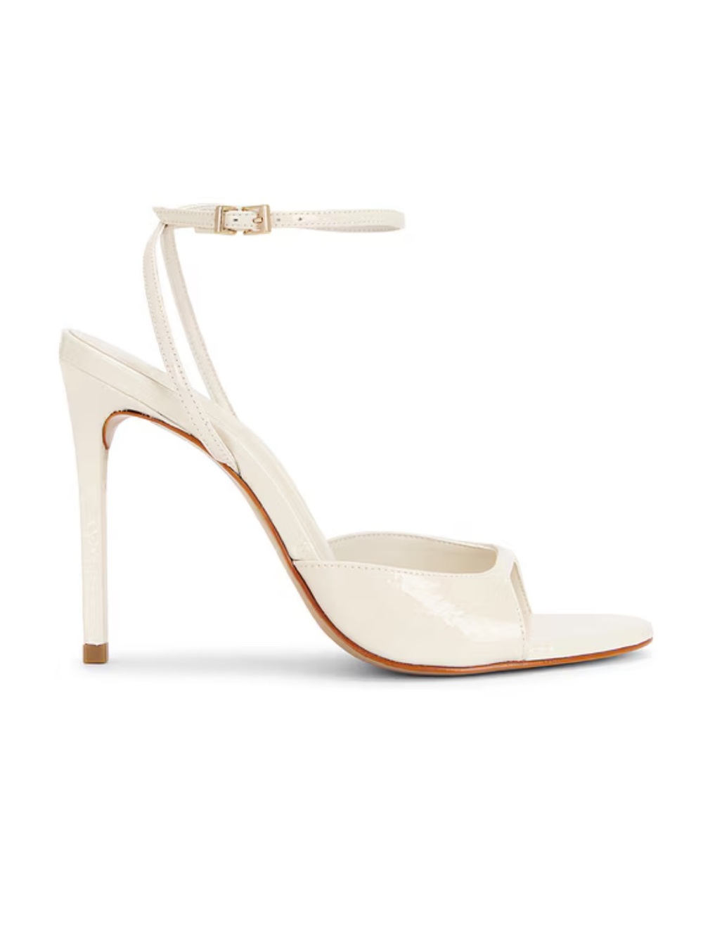 Schutz Arlette Sandals Sugar White Cream Strap Stilettos Sandals Revolve 7.5